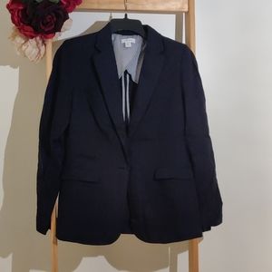 3/$12 Navy linen blazer